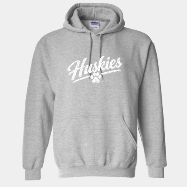 Huskie Paw print Hoodie - Adult Thumbnail