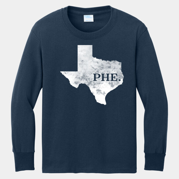 PHE Distressed TX - YOUTH Long Sleeve  Thumbnail