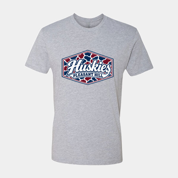 Camo Pleasant Hill Huskies - T-shirt ADULT  Thumbnail